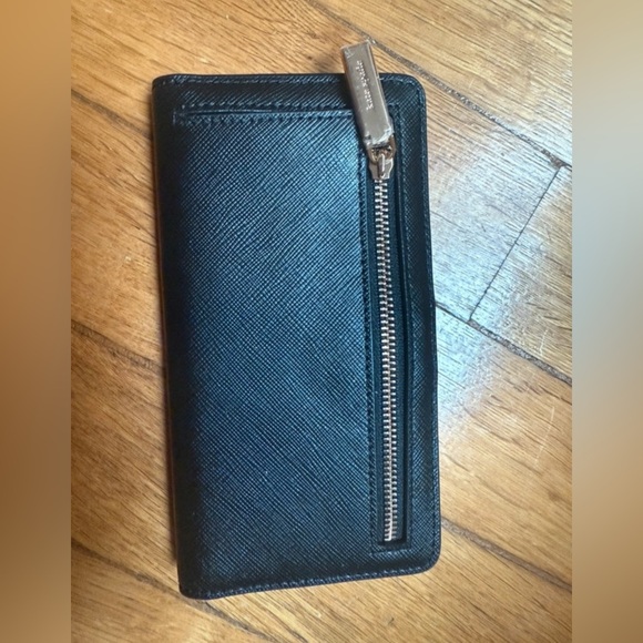 Kate Spade Large Slim Bifold Wallet Black - Picture 4 of 4